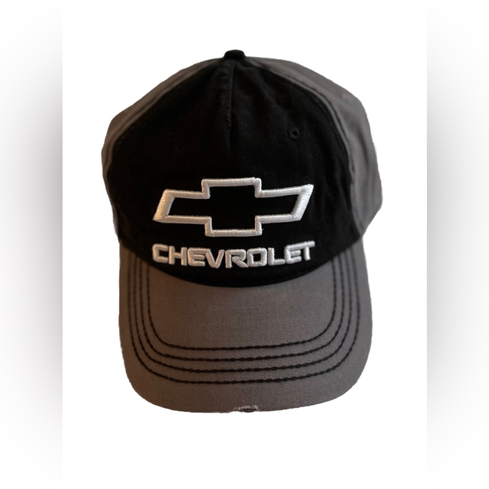 Chevrolet Cap Hat Black and Gray